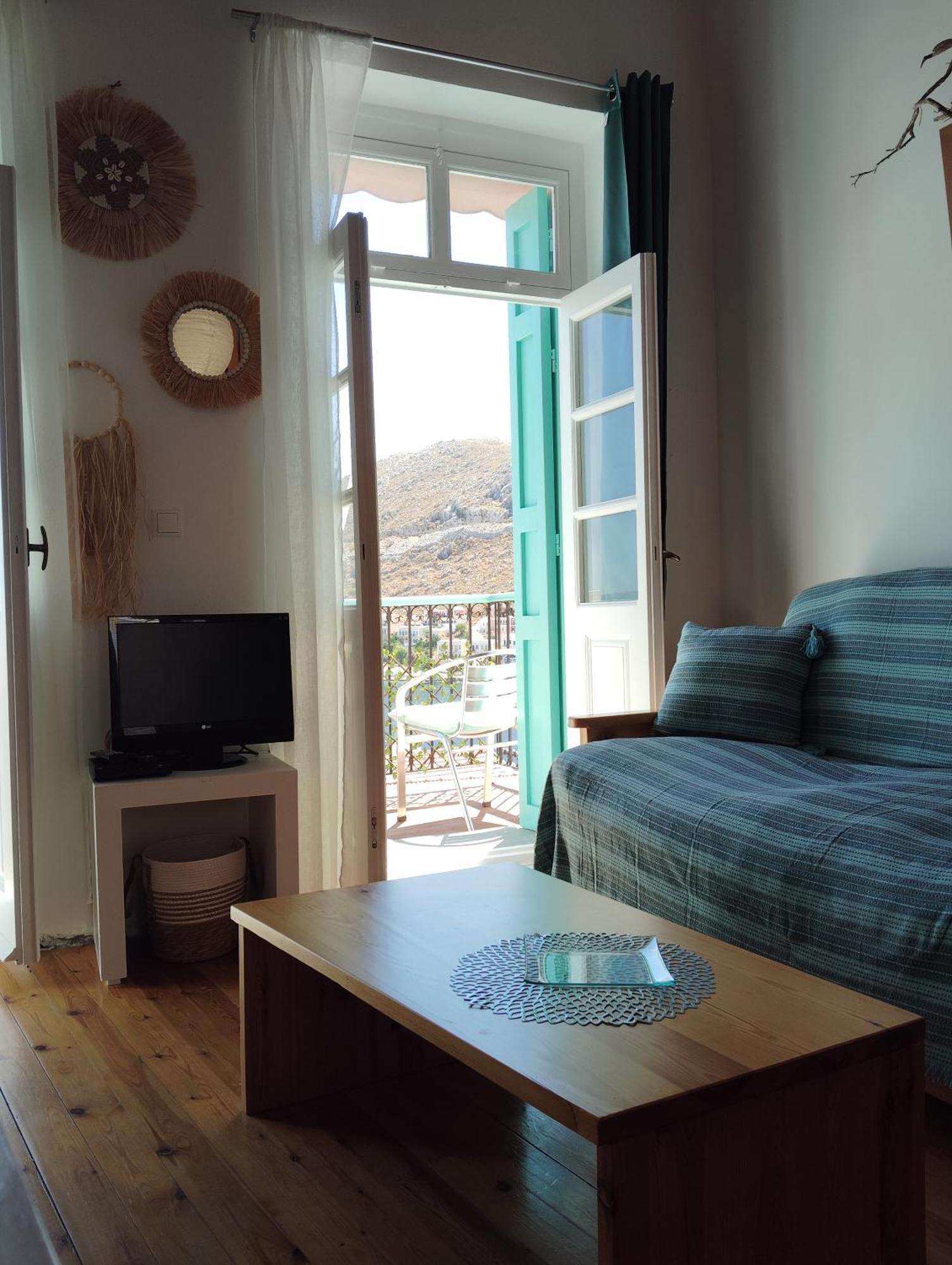 89 Steps Symi Apartment Bagian luar foto